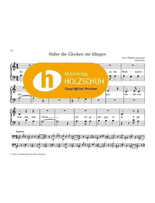 Süßer die Glocken nie klingen